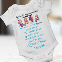 Babalar Günü Hediyesi Bebek Zıbını