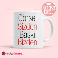 Kişiye Özel Resimli ve Yazılı Kupa Bardak