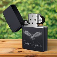 Hediye Fanusu | Kişiye Özel Hediyeler Kişiye İsme Özel Zippo Benzinli Çakmak Kartal Figürlü