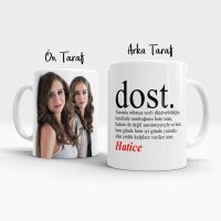 Fotoğraflı Dost Kupa Bardak