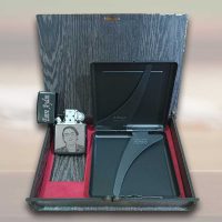 Hediye Fanusu | Kişiye Özel Hediyeler Kişiye Özel Resimli Zippo Tabaka Seti