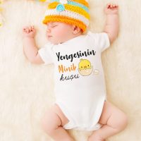 Yengesinin Minik Kuşu Yazılı Bebek Zıbını