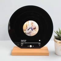 Kişiselleştirilmiş Şarkı Plak. Müzik Severlere Müzik Plaketi. Qr Kodlu Özel Hatıra Plaketi